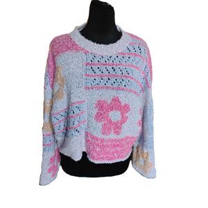 Moon & Madison Women's Size Small Oversized Crop Sweater